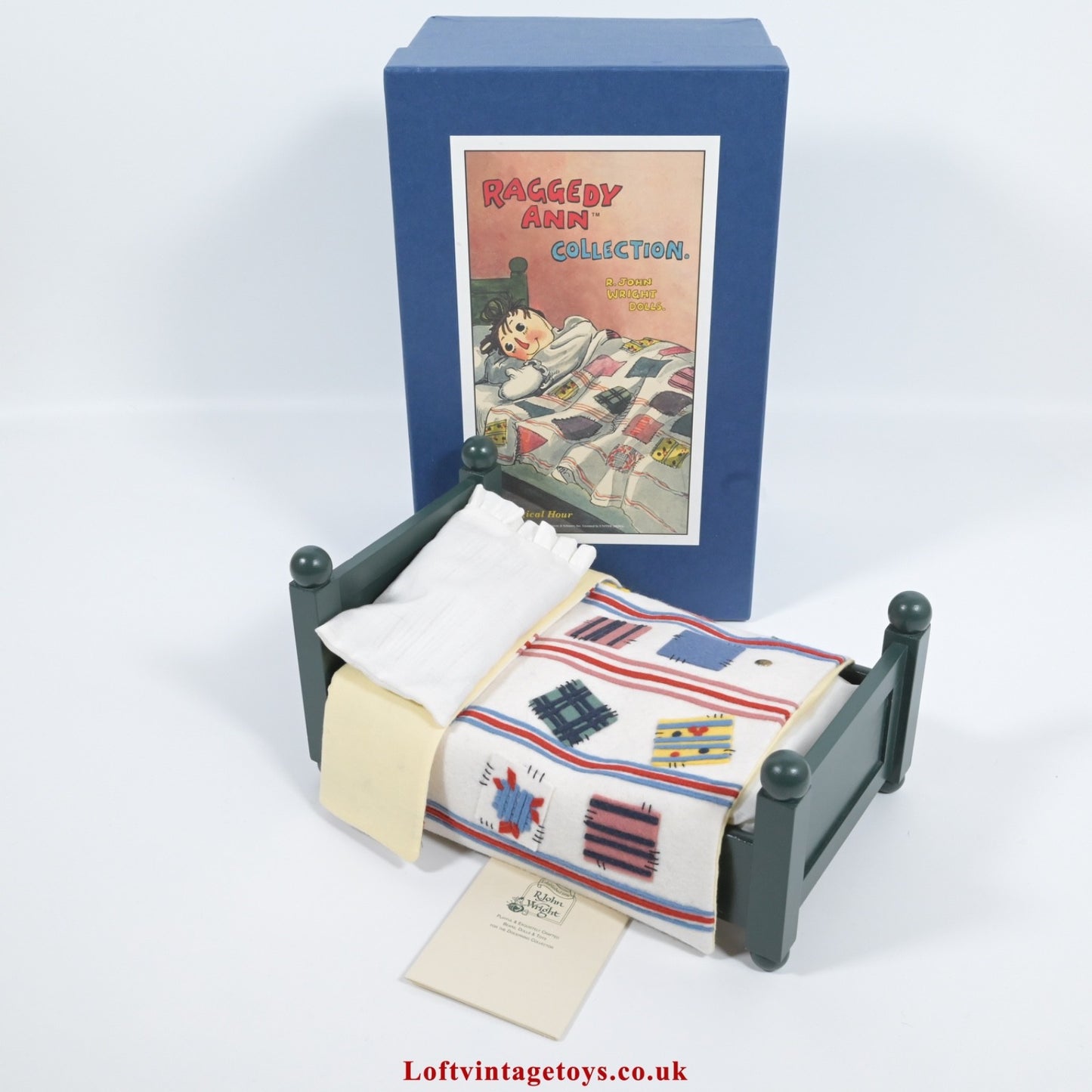 R John Wright Raggedy Ann's Bed, Ltd Ed of 250pcs