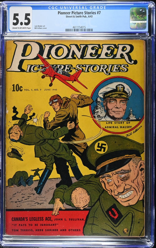 Pioneer Picture Stories #7 CGC 5.5 - Street and Smith 1943