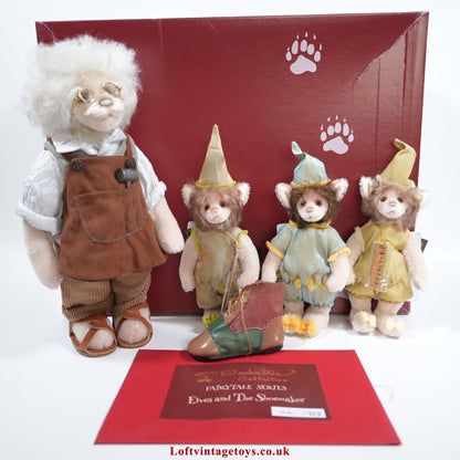 Charlie Bears Isabelle Collection Elves and the Shoemaker, Ltd Ed of 175