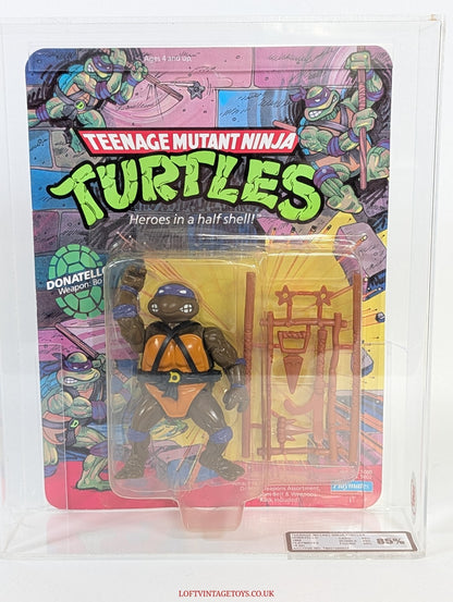 Teenage Mutant Ninja Turtles 1988 Donatello 10 Back Unpunched - UKG 85
