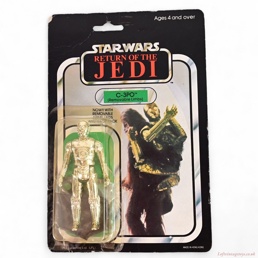 Vintage Palitoy Star Wars Return of the Jedi C-3PO - 65back