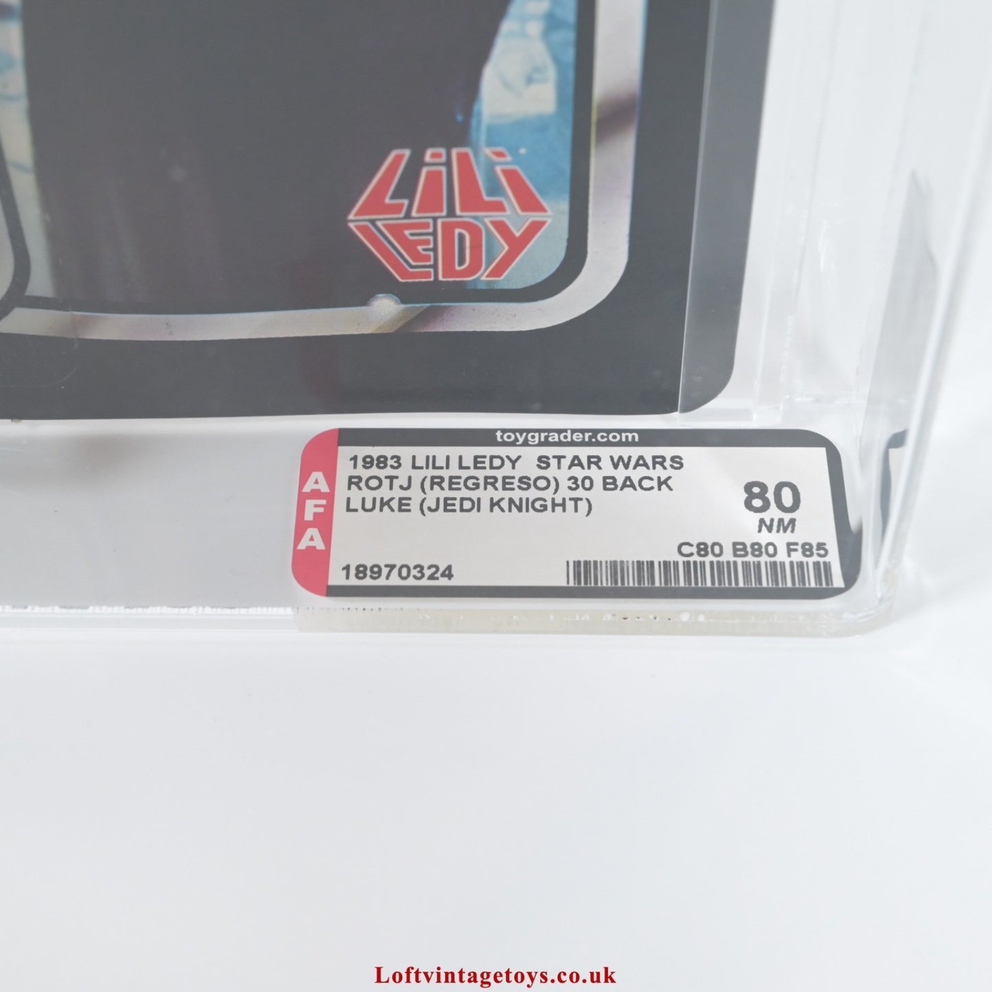 Lili Ledy Vintage Star Wars ROTJ Luke Skywalker Jedi Knight AFA 80