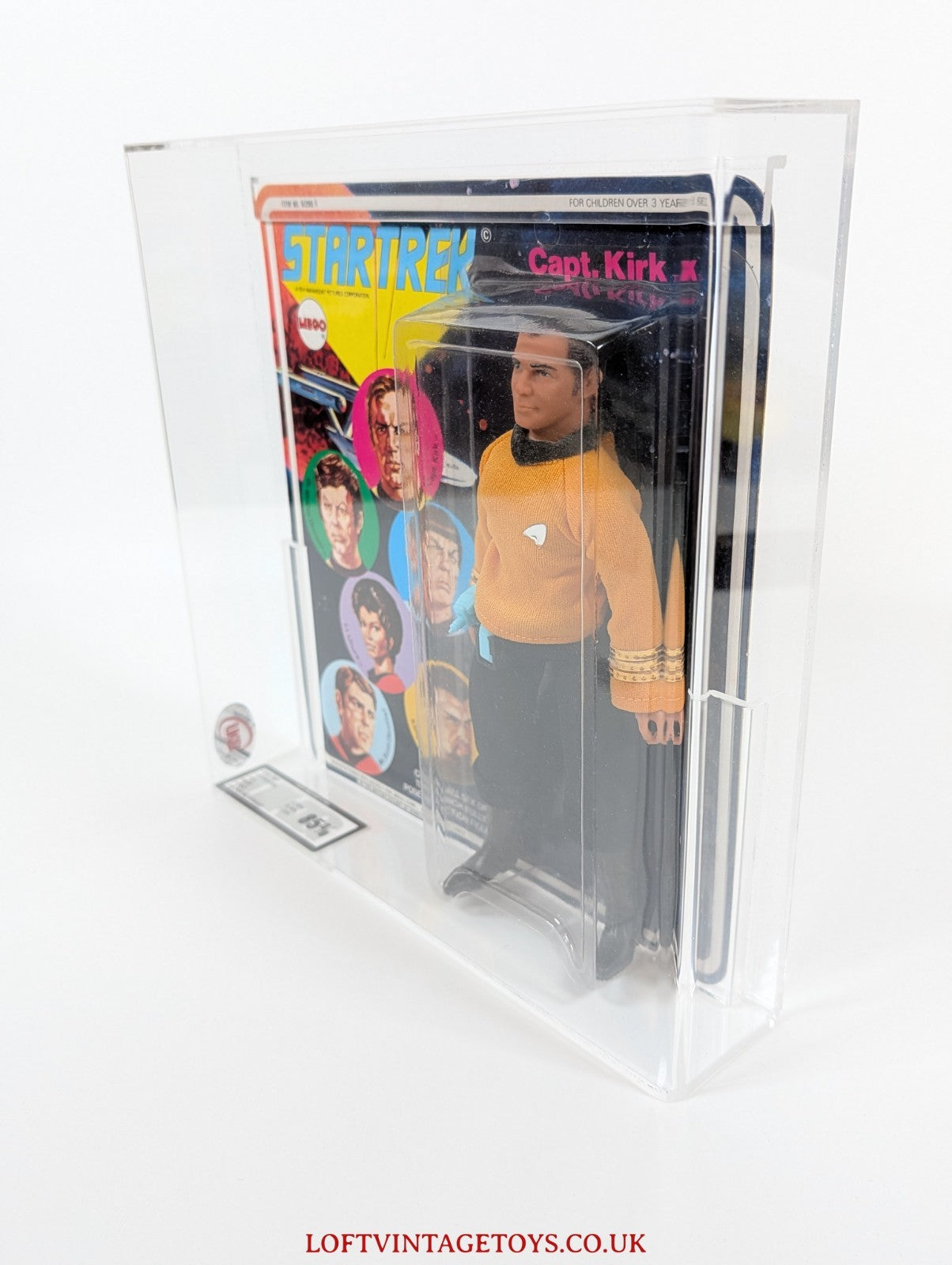 Vintage Mego Star Trek Captain Kirk Action Figure 1974 -  UKG 85%