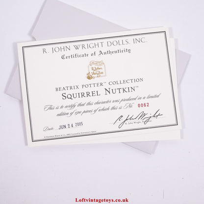 R John Wright  Beatrix Potter Squirrel Nutkin, Ltd Edition Of 1500