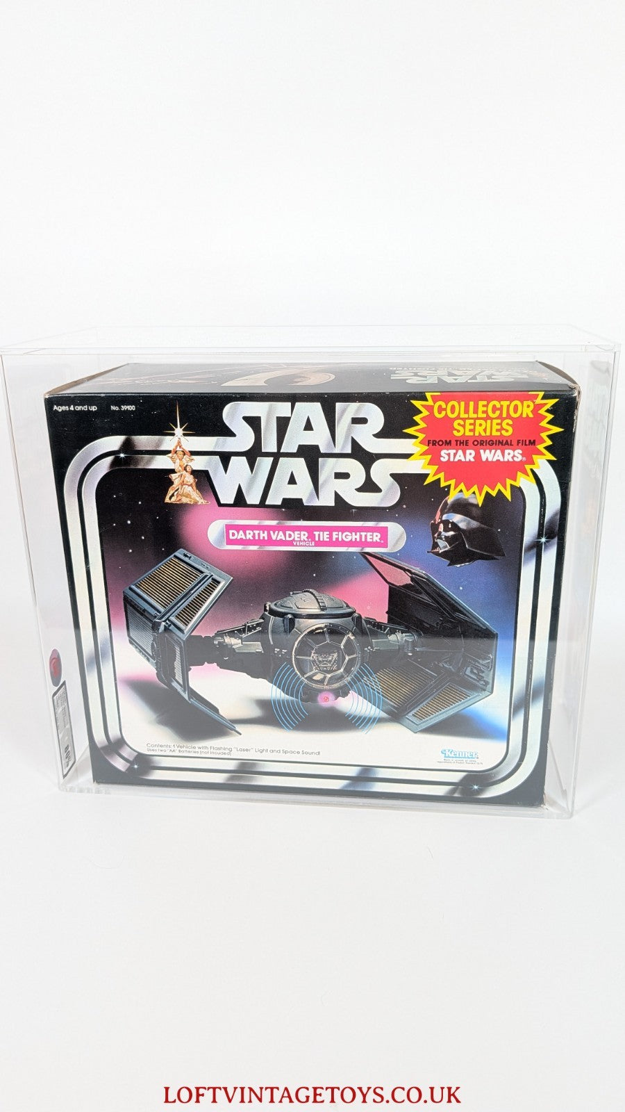 Kenner Star Wars Vintage Darth Vader Tie Fighter MIB UKG Graded 80%