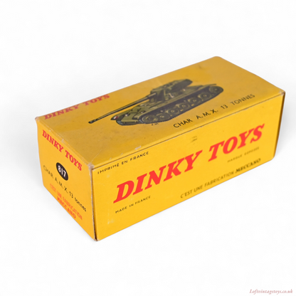 Dinky 817 Char A.M.X. Tank With Inner Piece And Box