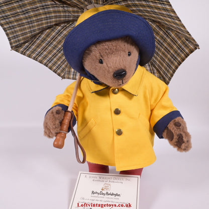 R John Wright Rainy Day Paddington Bear, Ltd Edition Of 500