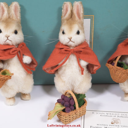 R John Wright  Beatrix Potter Flopsy, Mopsy & Cottontail, Ltd Ed of 500
