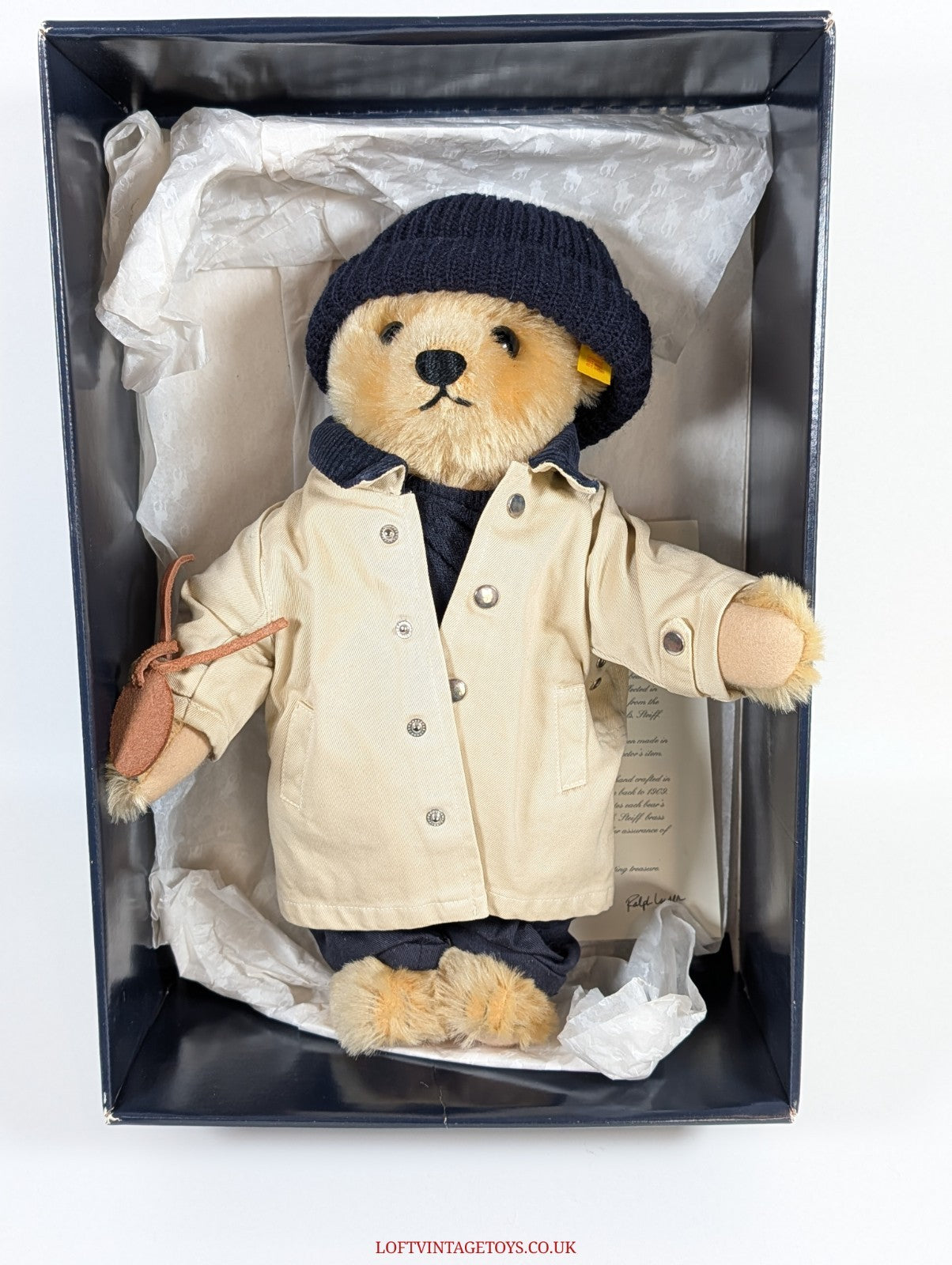 Steiff Ralph Lauren Nautical Teddy Bear - 027130, Ltd Ed of 1000