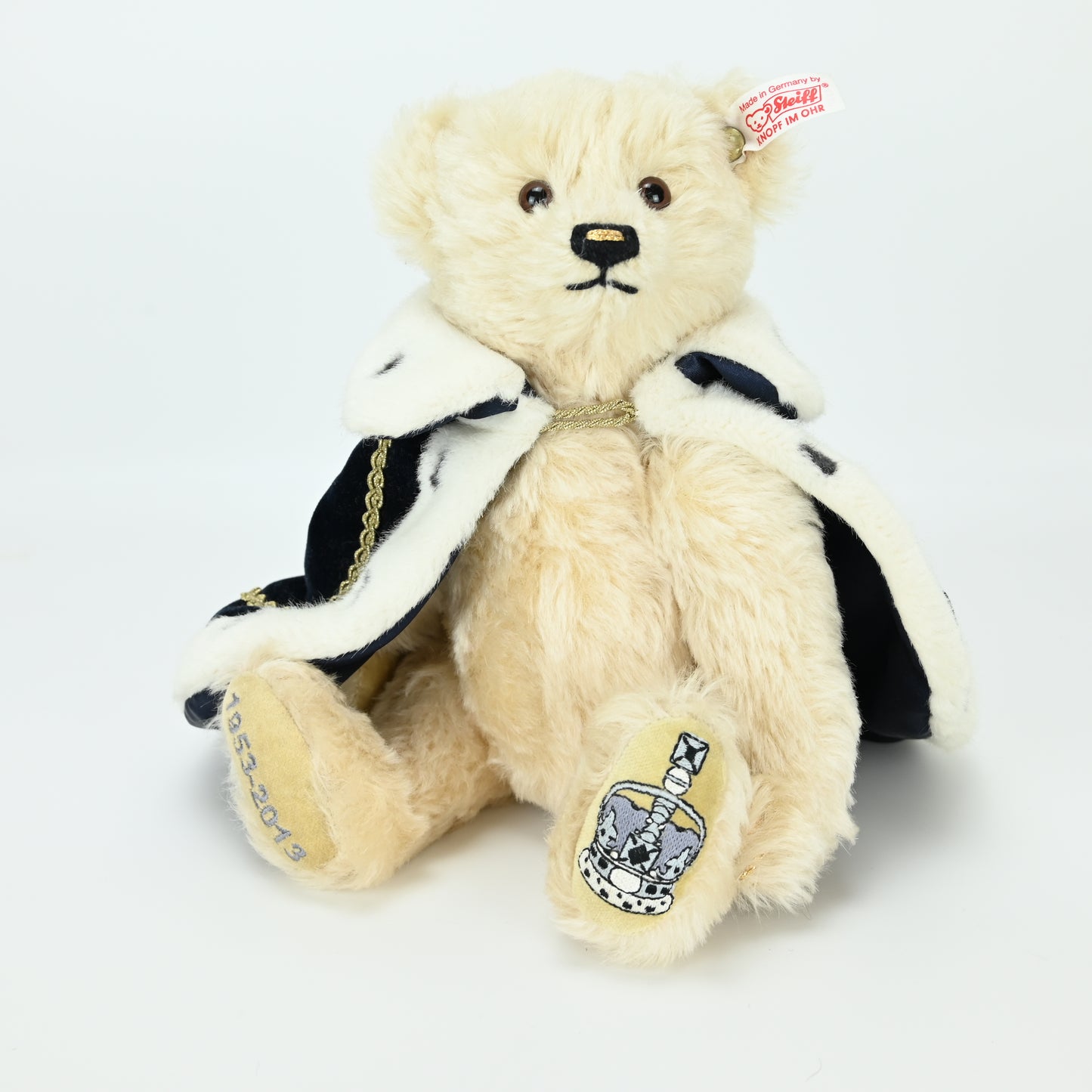 Steiff Diamond Coronation Teddy Bear - 664250 with Box