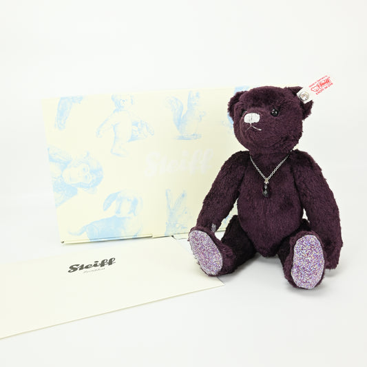 Steiff Limited Edition Amethyst Teddy Bear - 035159 with Box