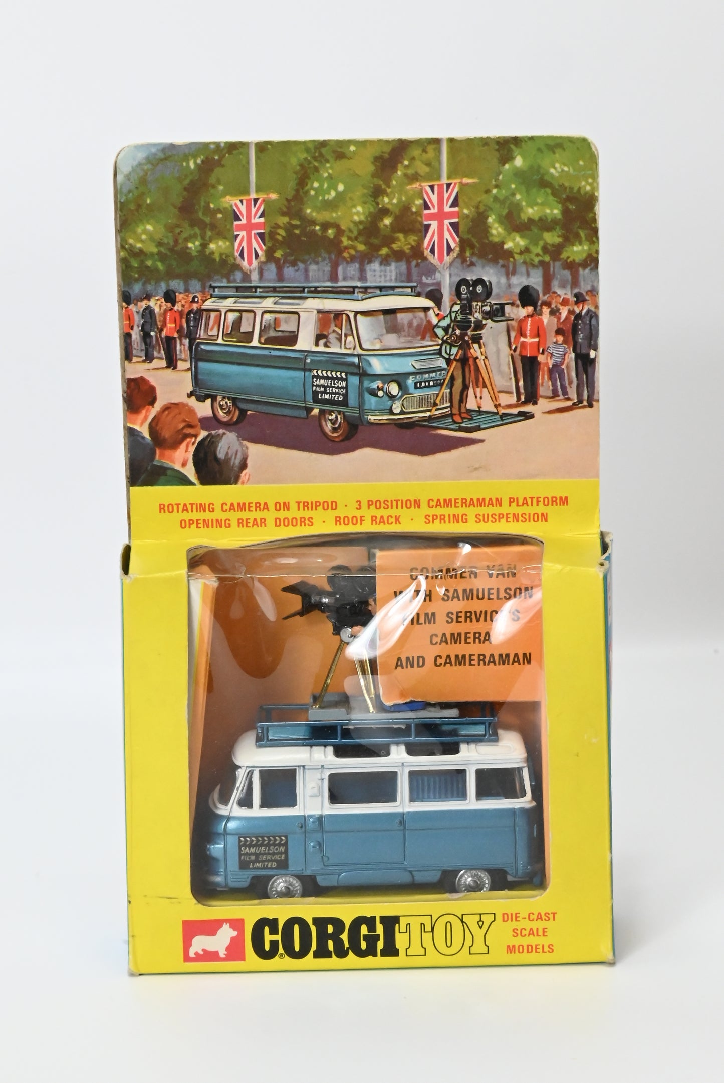 Corgi Toys 479 Commer ''Samuelson'' Camera Van