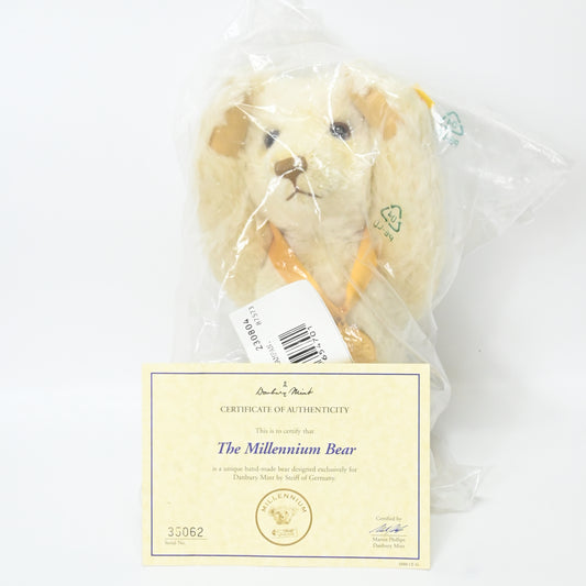 Steiff Millennium Danbury Mint Bear - 654701 New in Sealed Bag