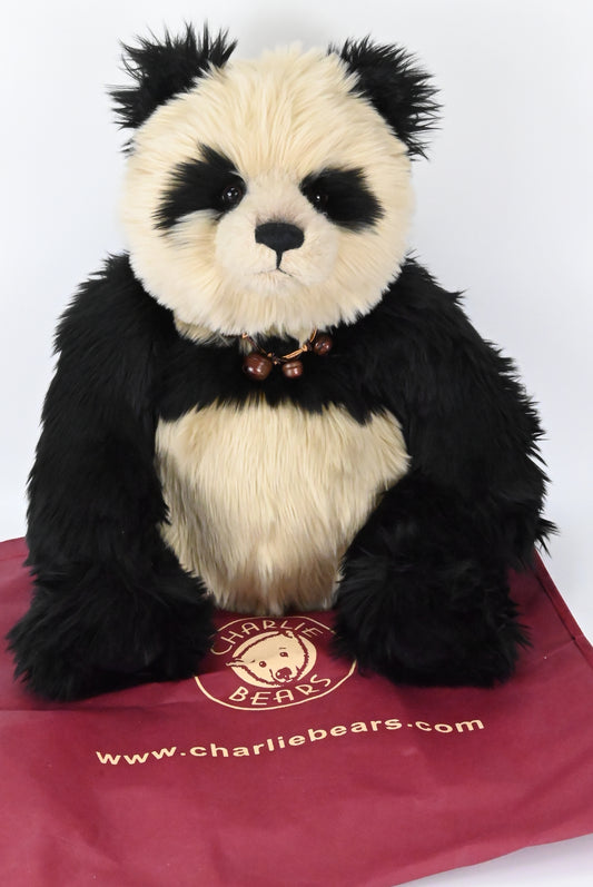 Charlie Bears Tea Leaf 2014 Collector's Club Panda Bear -  CB 141479 With Tags