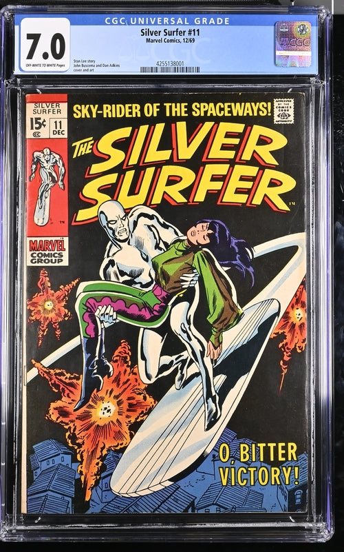 Silver Surfer #11 - 12/69 Marvel Comics / CGC 7.0