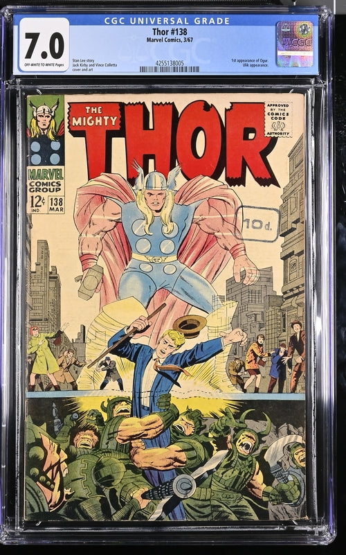 Thor 138 - 3/67 Marvel Comics / CGC 7.0