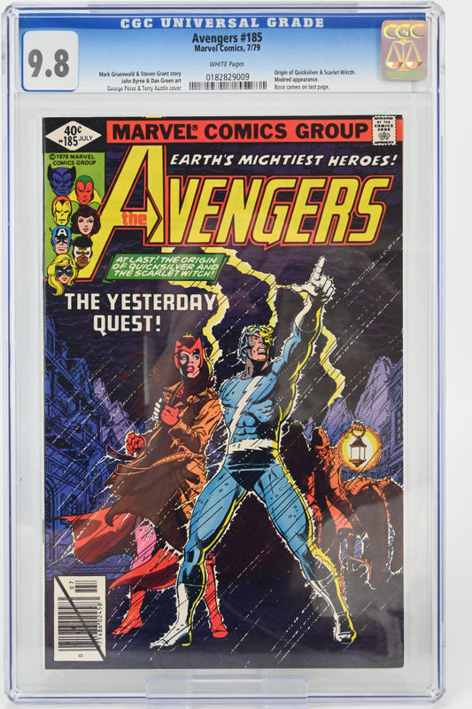 The Avengers #185 CGC 9.8 / 1979 - Marvel comics