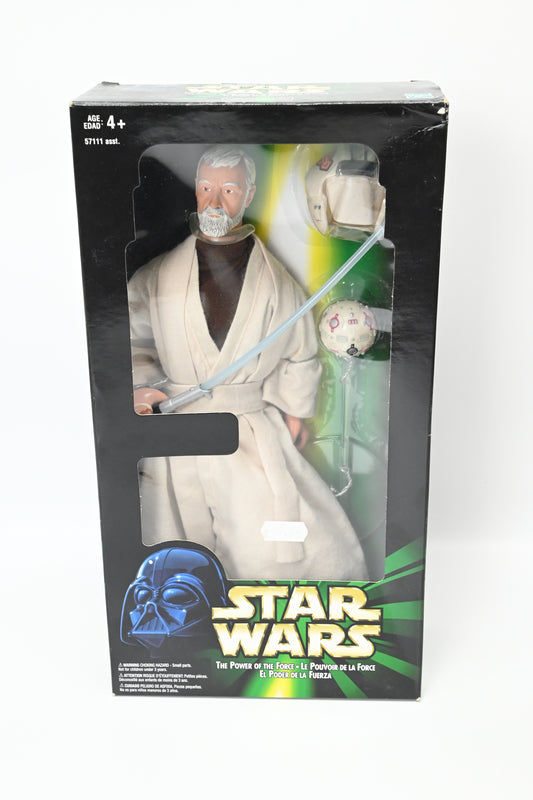 Star Wars Power of the Force - Obi Wan Kenobi Figure with Glow in the Dark Light