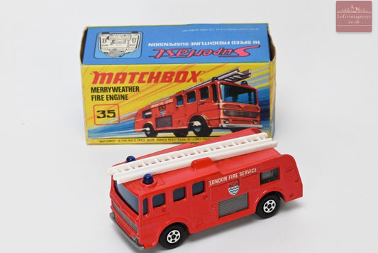 Matchbox Superfast No.35 Merryweather Fire Engine