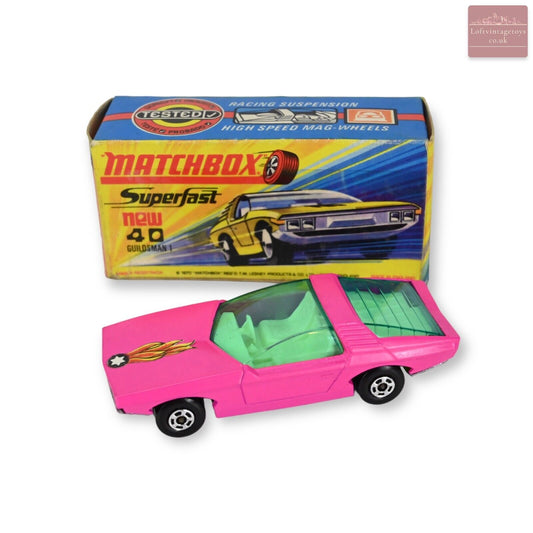 Matchbox Superfast No. 40 Guildsman 1 - Pink