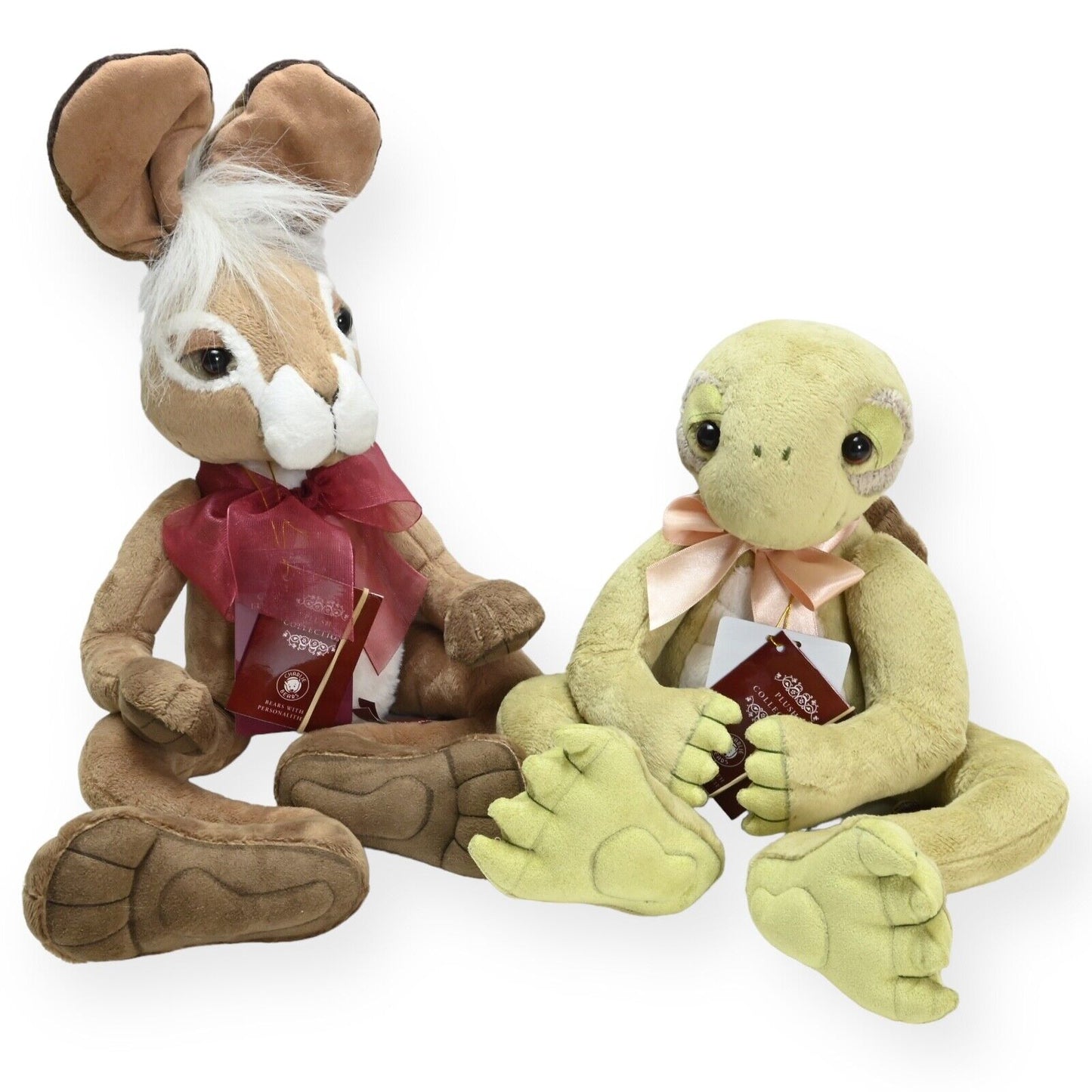 Charlie Bears Pair From The Tale Of The Hare And Tortoise -  CB 195210/CB 195206