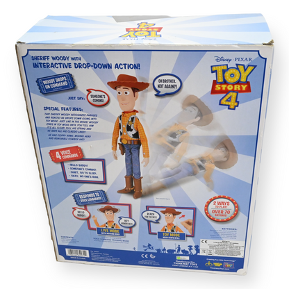Disney Toy Story 4 Interactive Sheriff Woody- New & Sealed RARE