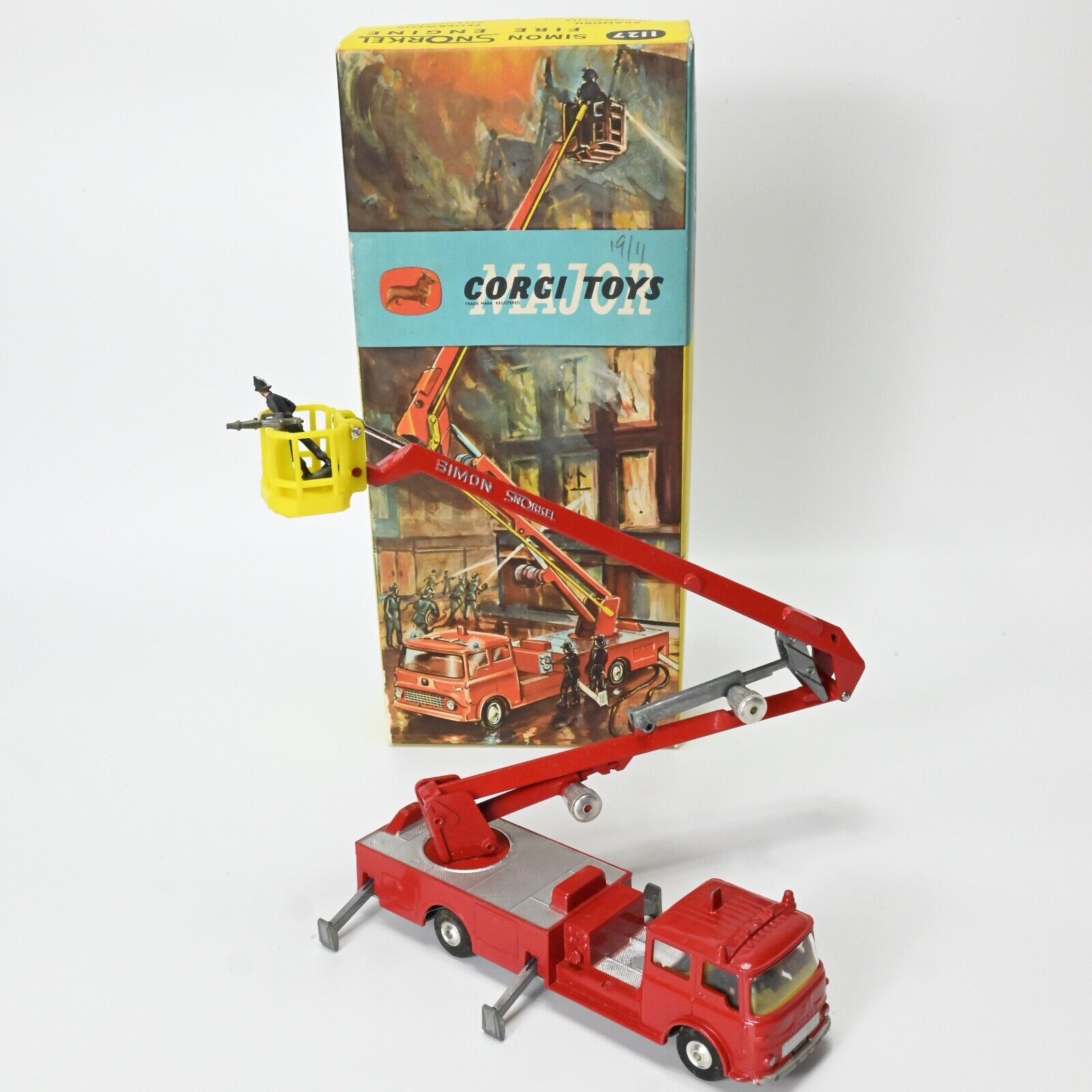 CORGI TOYS CAMION Pompier Simon Snorkel Ref 1127 Tres Bon Etat En Boite CORGI TOYS CAMION Pompier Simon Snorkel Ref 1127 Tres Bon Etat En Boite