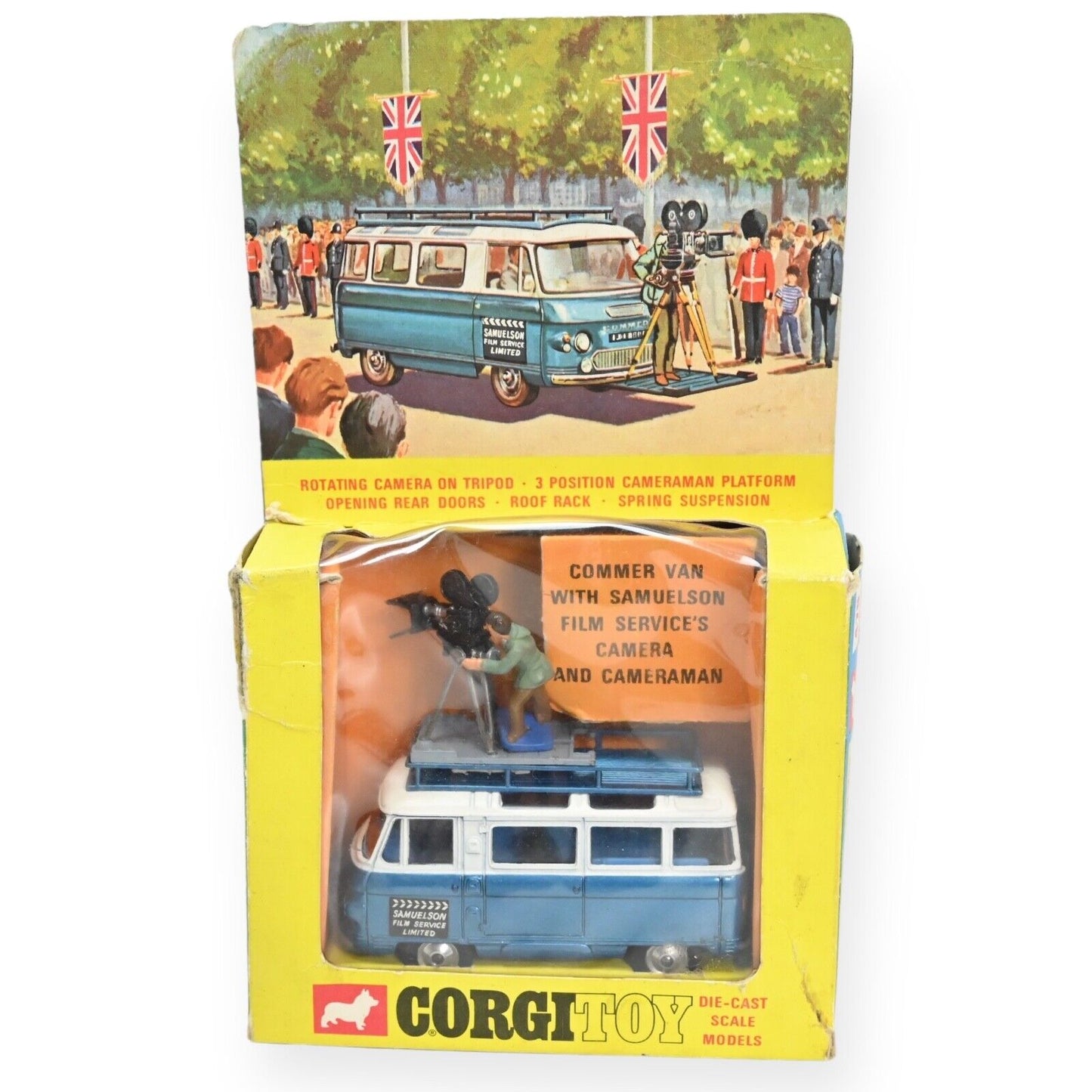 Corgi Toys 479 Commer ''Samuelson'' Camera Van