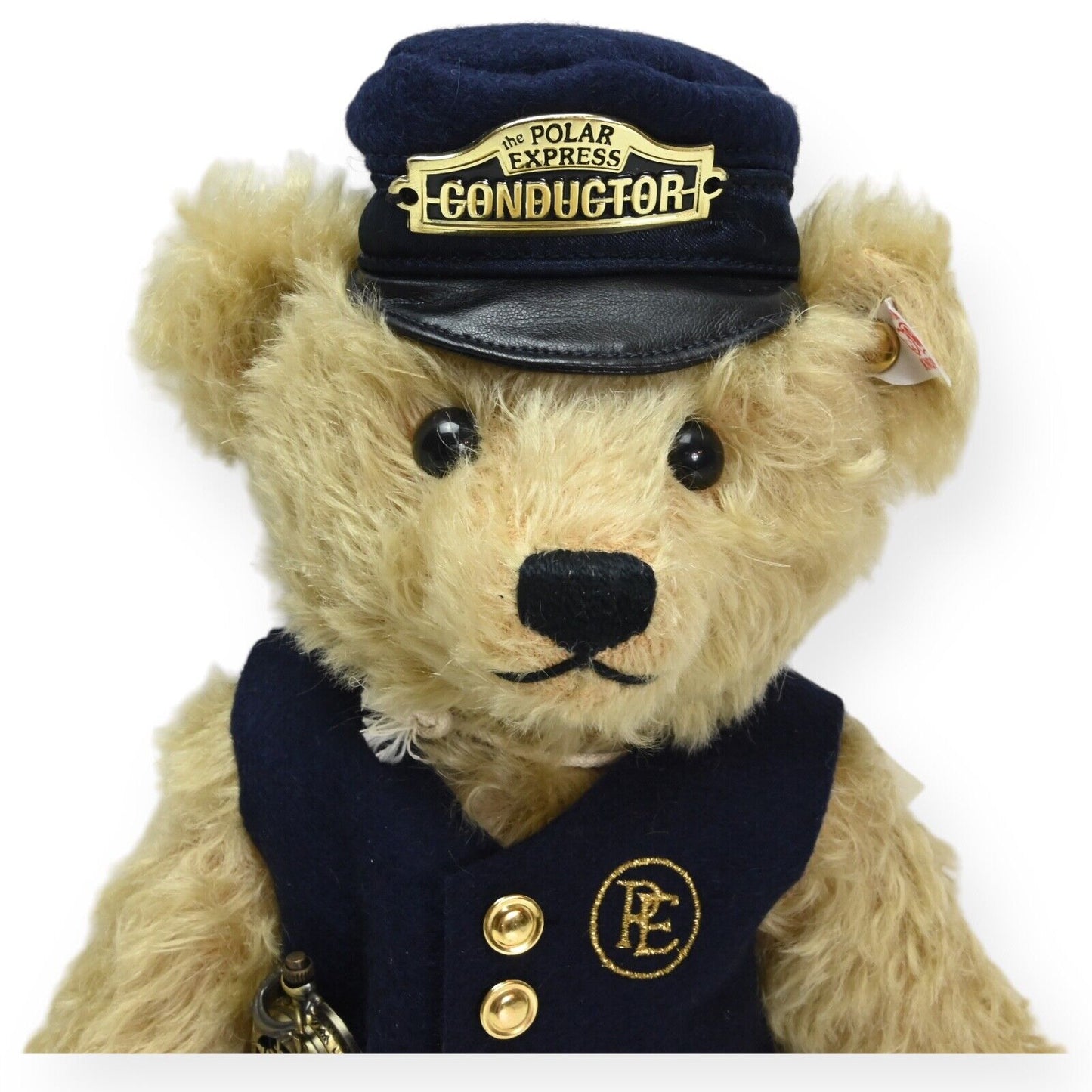 Steiff The Polar Express Conductor Teddy Bear Ltd Ed - 682315