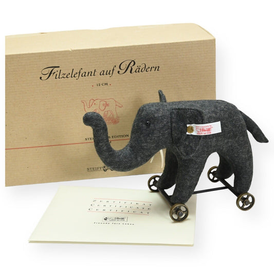 Steiff Club Edition Elephant on Wheels - Limited Edition 420412