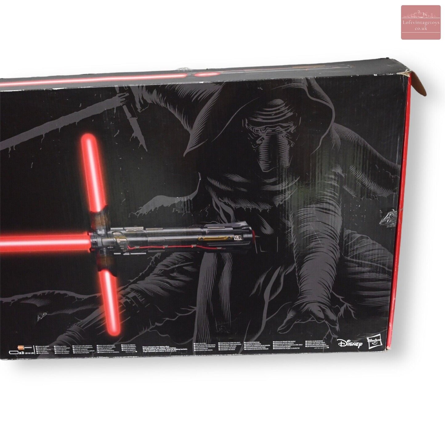 Star Wars The Black Series Kylo Ren Force FX lightsaber Hasbro Disney