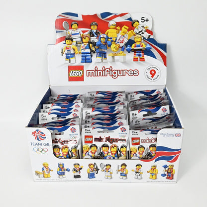 Lego 8909 Team Gb  2012 Olympic Minifigures Complete * 60 bags