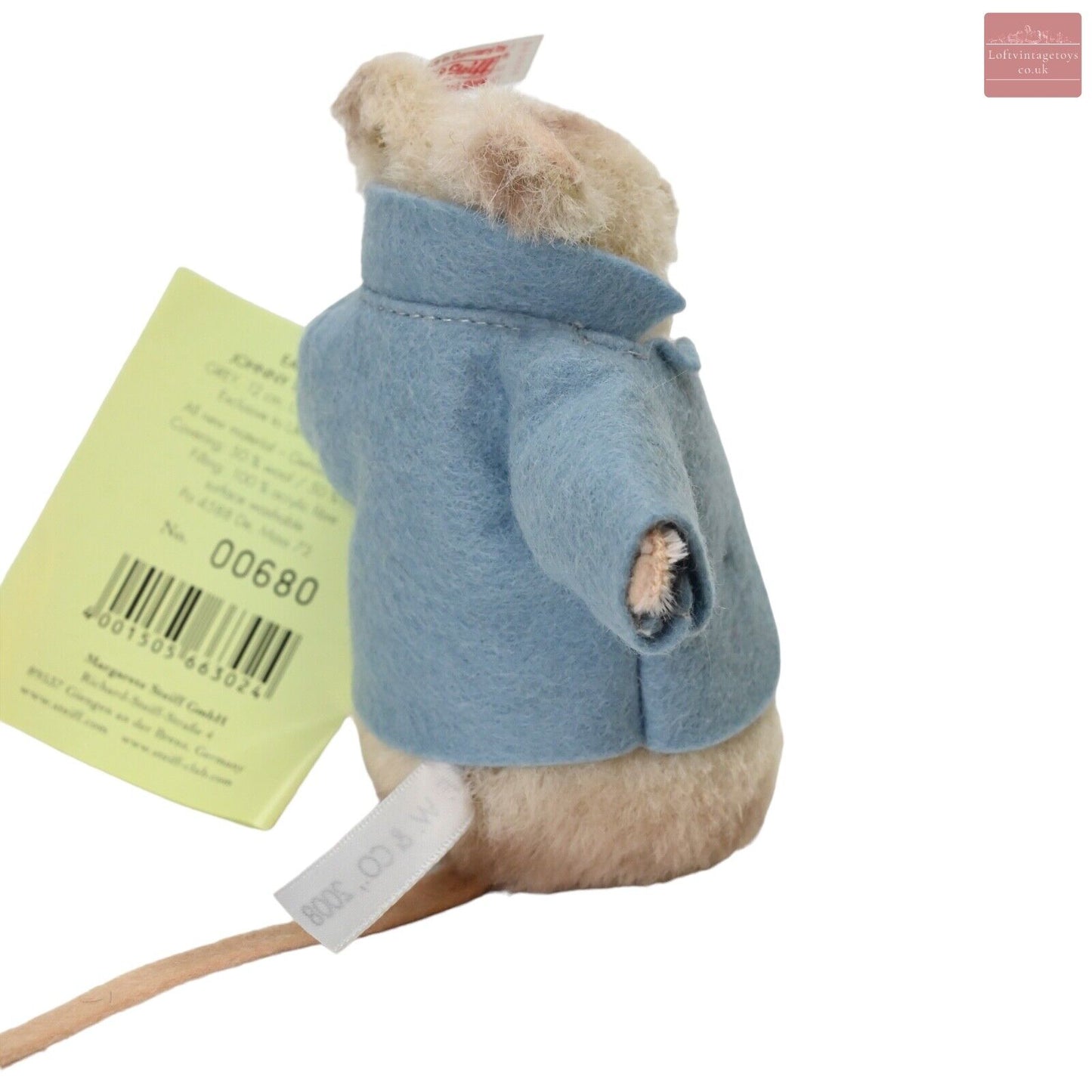 Steiff Beatrix Potter Johnny Town-Mouse - 663024