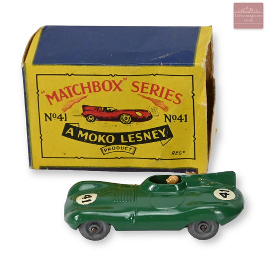 Matchbox Moko Lesney No.41 Jaguar D Type Car