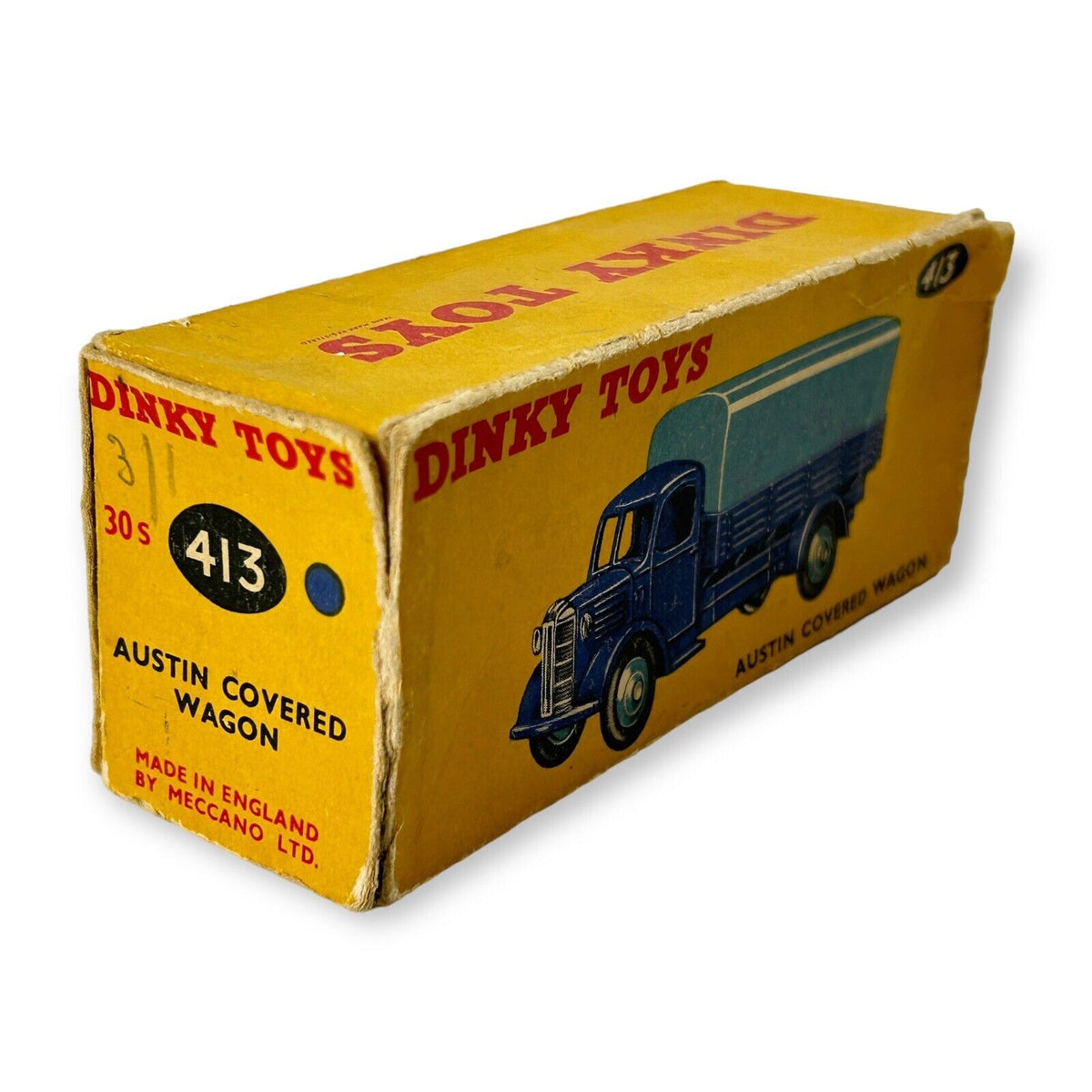 Dinky 30s / 413 Austin Carro Coperto – Edizione Repro Con Baldacchino - Foto 2