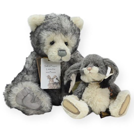 Charlie Bears Isabelle Collection Salt and Pepper Rabbit - SJ 5290/42