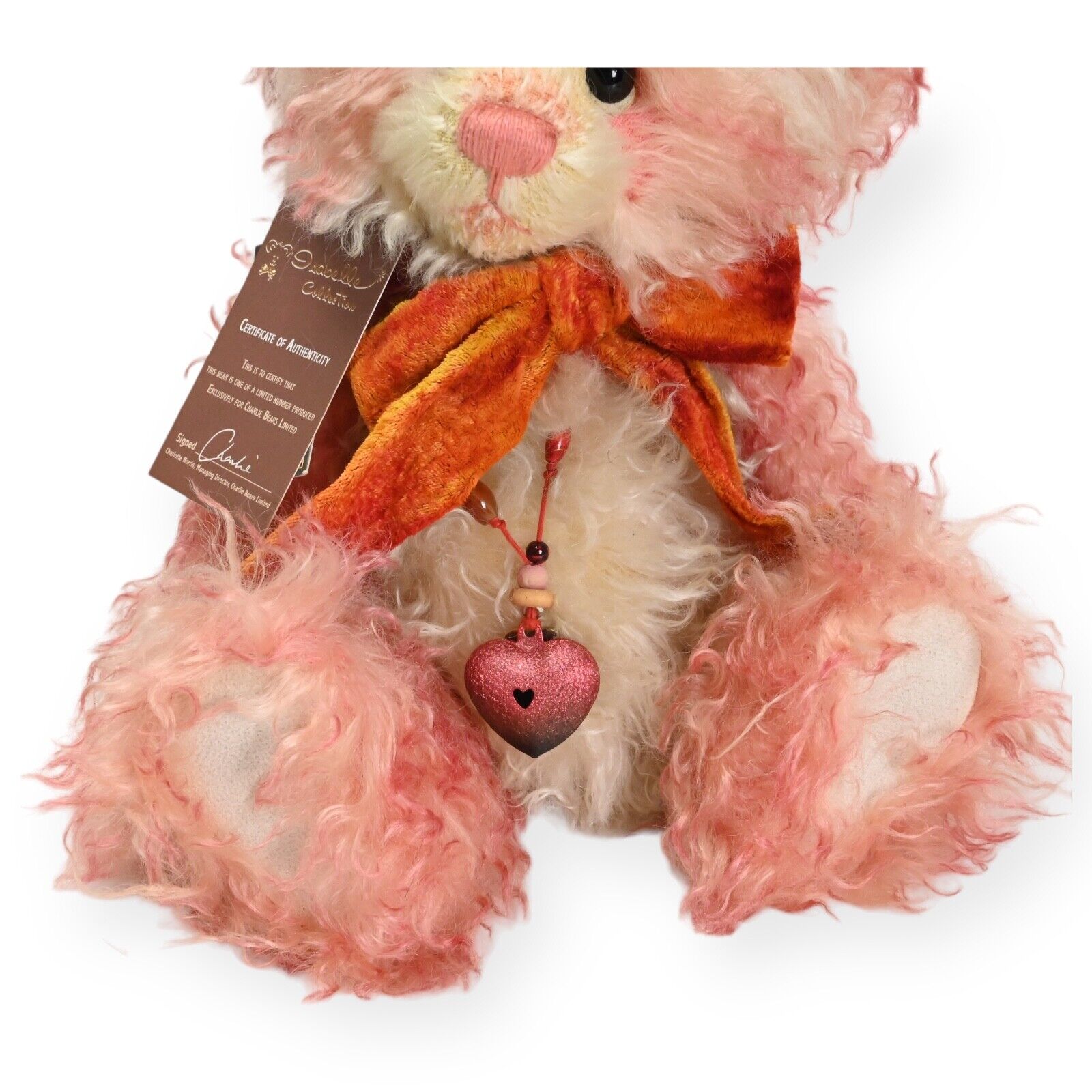 Charlie Bears Strawberry Cheesecake Teddy Bear - SJ 4768A