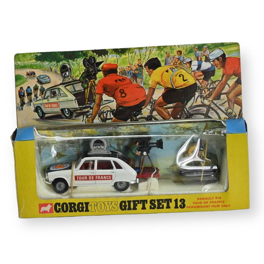 Corgi Gift Set 13 "Tour de France" / Renault 16 "Paramount" Camera Car