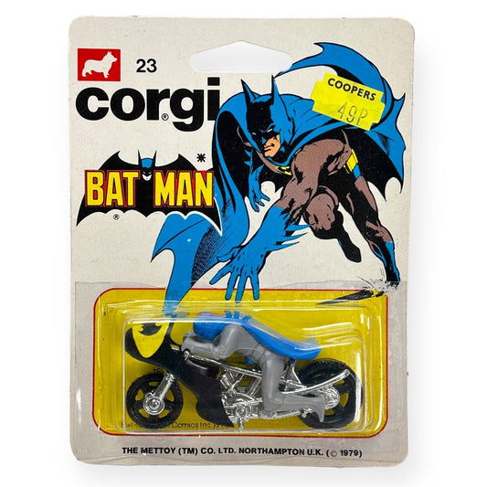 Corgi Juniors 23 Batman Batcycle DC Comics 1974