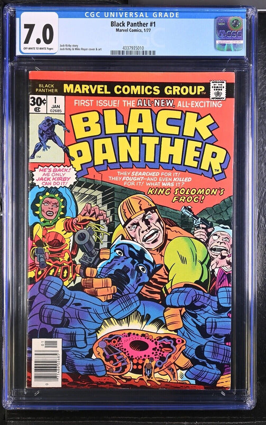 Black Panther #1 CGC 7.0 - 1977, Marvel Comics