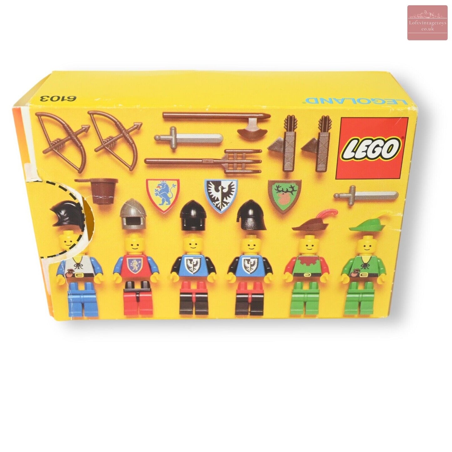 Lego 6103 Castle Mini Figures With Original Box