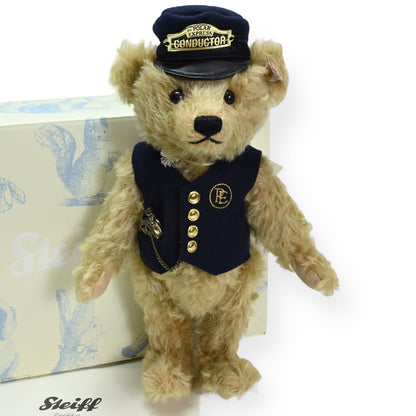 Steiff The Polar Express Conductor Teddy Bear Ltd Ed - 682315