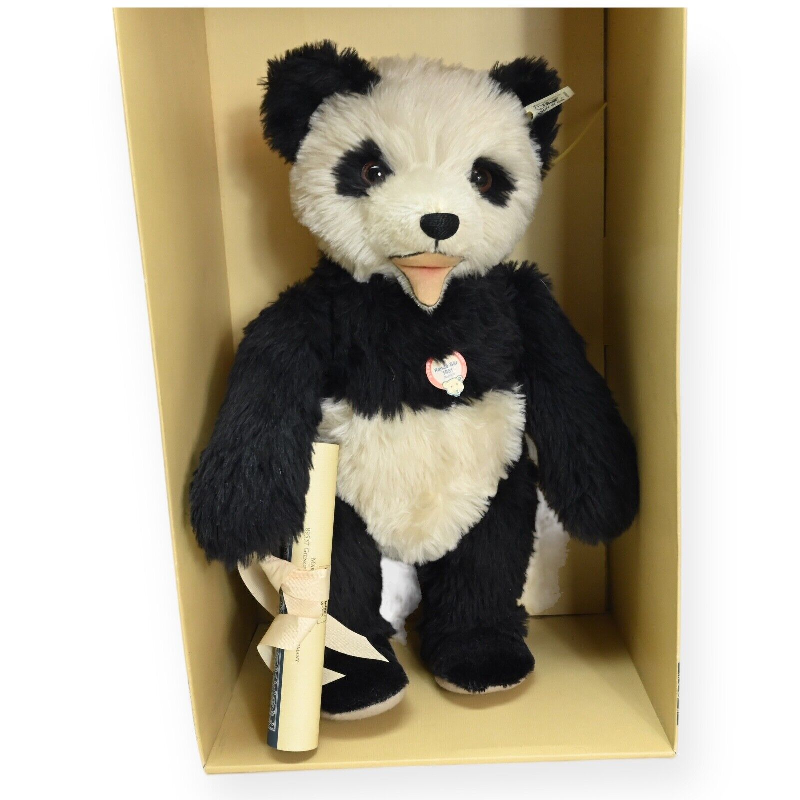 Steiff Panda Bear Replica 1951 Ltd Ed White Tag - 408335