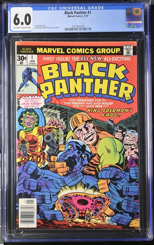 Black Panther #1 CGC 6.0 - 1977, Marvel Comics