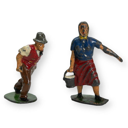 Timpo Lead Hand Painted Farm Workers 1950