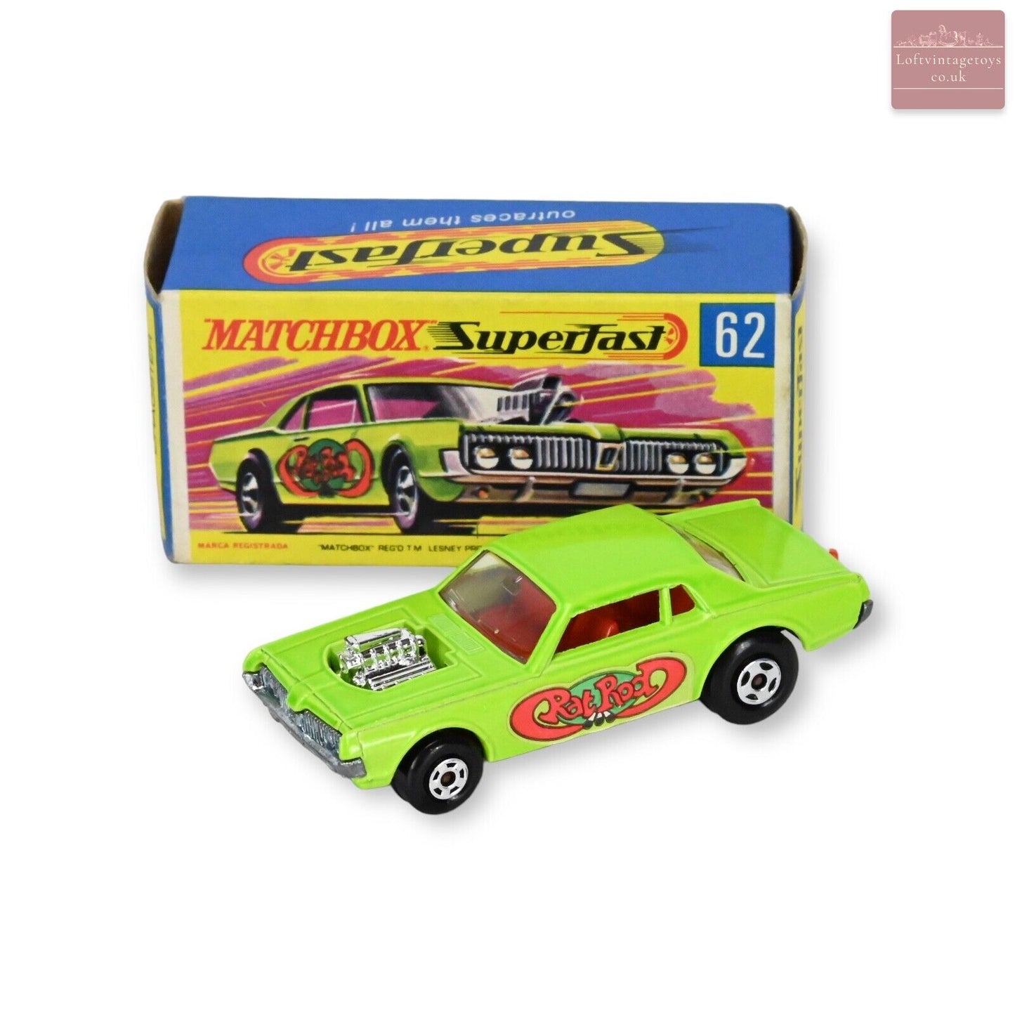 Matchbox Superfast No 62 Rat Rod Dragster - Mint