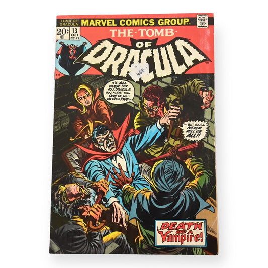 The Tomb Of Dracula #13 - 1973 KEY issue