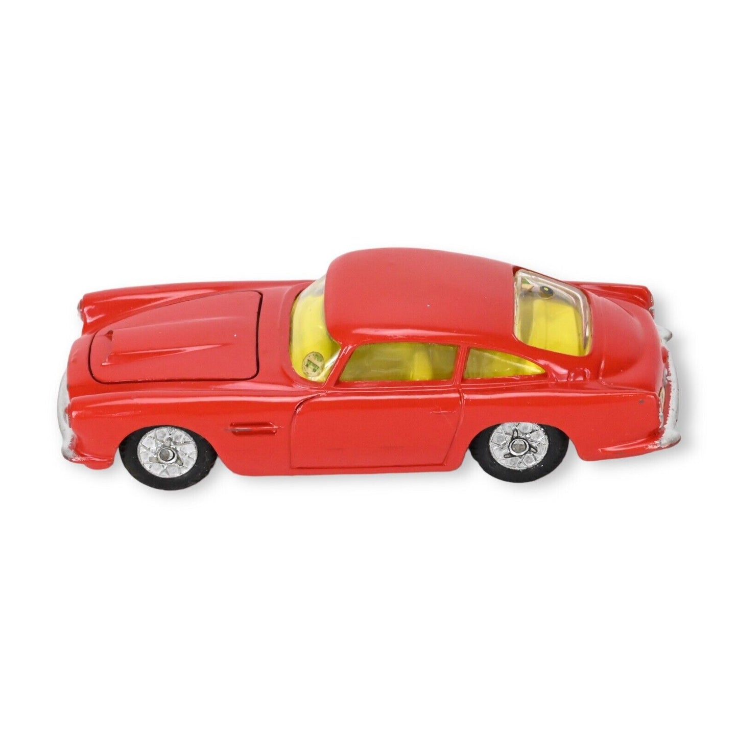 Corgi Toys 218 Aston Martin DB4 Red Body - Criss-Cross Hubs