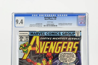 The Avengers #168 CGC 9.4 - 1978 - Marvel Comics