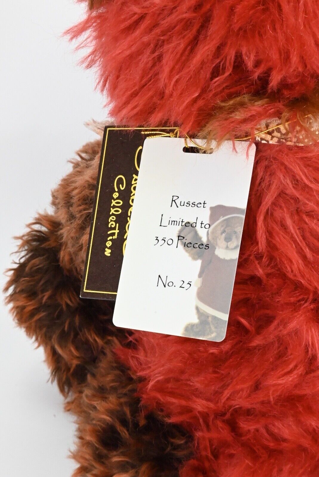 Charlie Bears Russet Teddy Bear - Sj 5344 Limited Edition with Tags